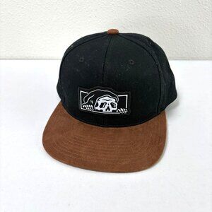 Lurking Class by Sketchy Snapback Hat Brown Black Tank Box Logo Adjustable
